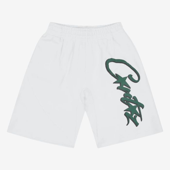 Corteiz Allstarz Green/White Shorts